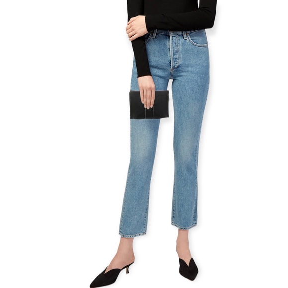 HERMÈS Cosmetic Pouch Toile Fourre-Tout Make Up Bag Black Canvas - Picture 3 of 6